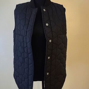 Black vest jacket
